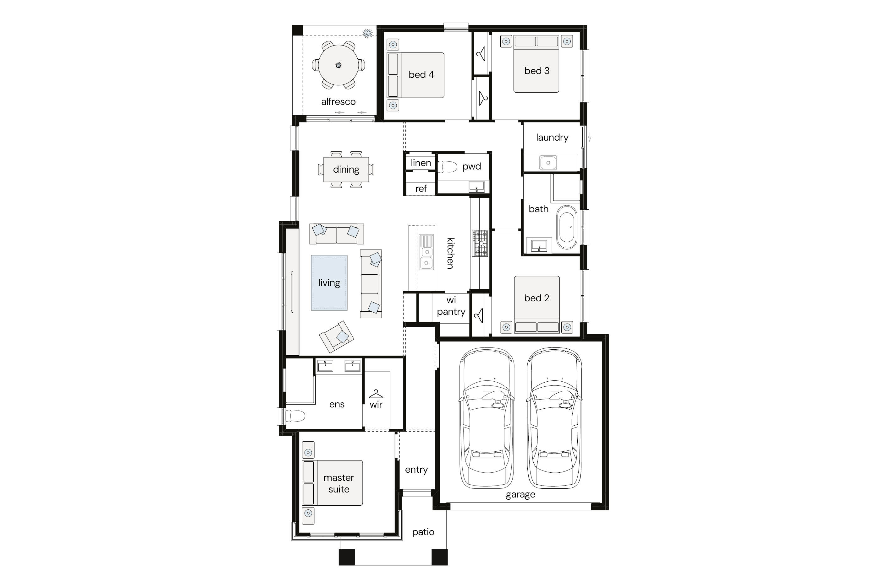 image upload c_limit,f_auto v1787114297 estates lochinvar-downs sandalford artisian lot-921 sandalford-home-design-artisan-facade-lochinvar-downs-921-floor-plan