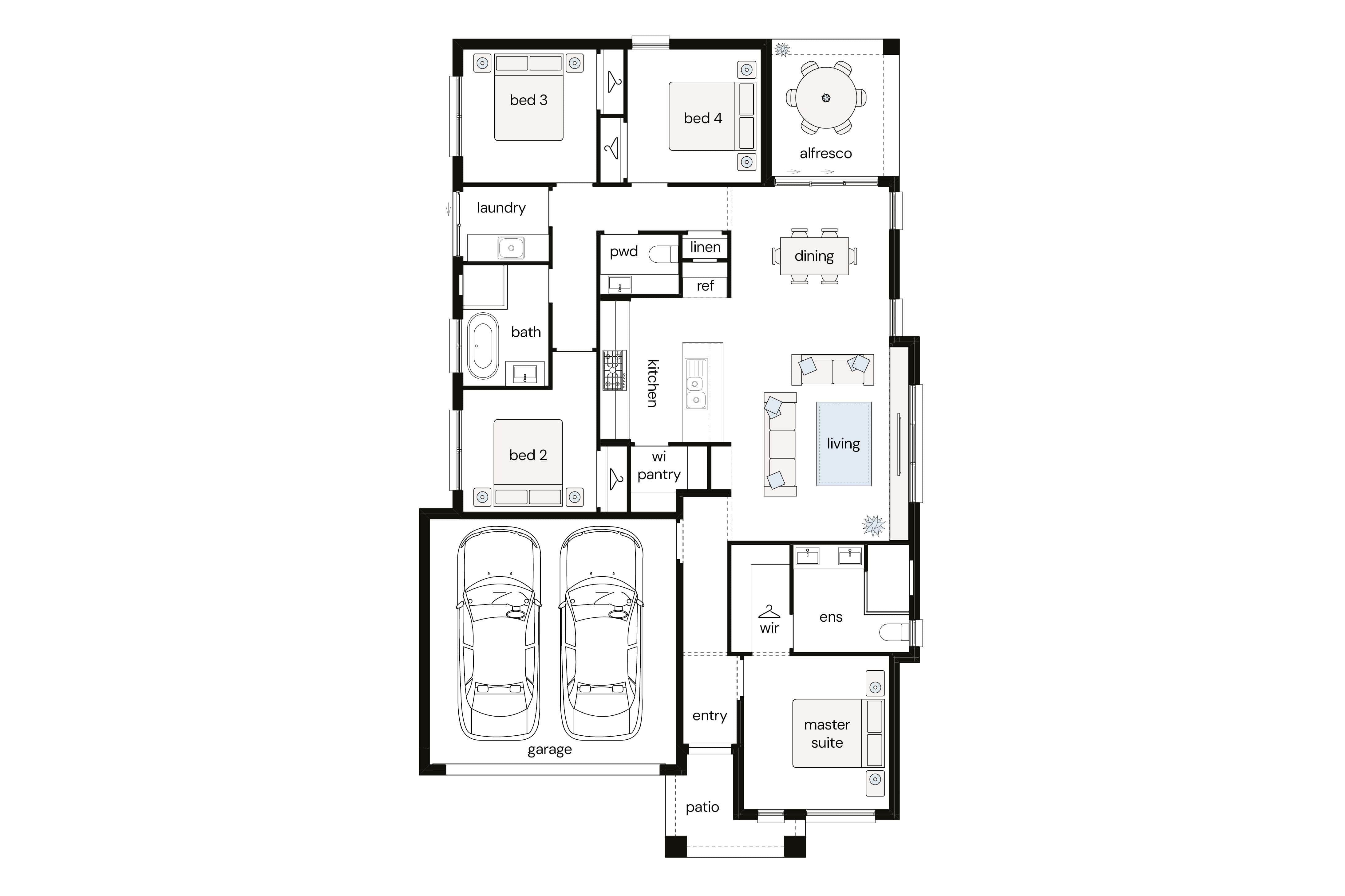 image upload c_limit,f_auto v1788913825 estates lochinvar-downs sandalford pavilion lot-909 sandalford-home-design-pavilion-facade-lochinvar-downs-909-floor-plan